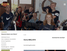 Tablet Screenshot of ozma.be